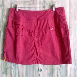 Lole raspberry stretch UPF 50 athletic skirt large
